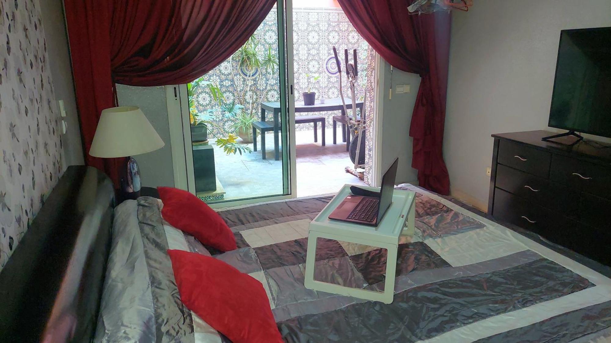 Stay Here, Nice Apartment With Garden View In Center, 1 Min Walk From Beach El Jadida Room photo